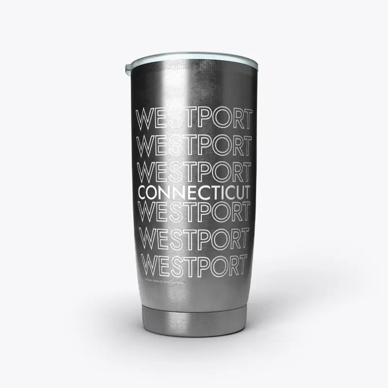 Westport Connecticut Drink-wear (White)